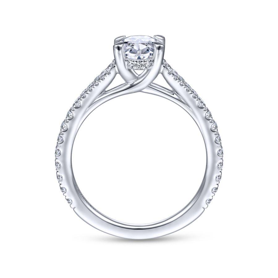 GABRIEL & CO – OVAL DIAMOND ENGAGEMENT RING - Beard's Diamonds