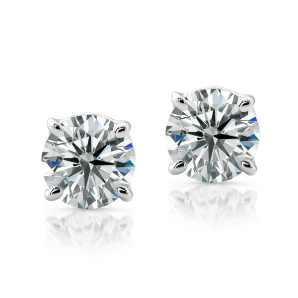 diamond stud earrings .33CT
